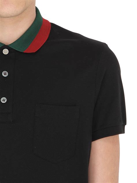 gucci polo web collar replica|gucci t shirt sale.